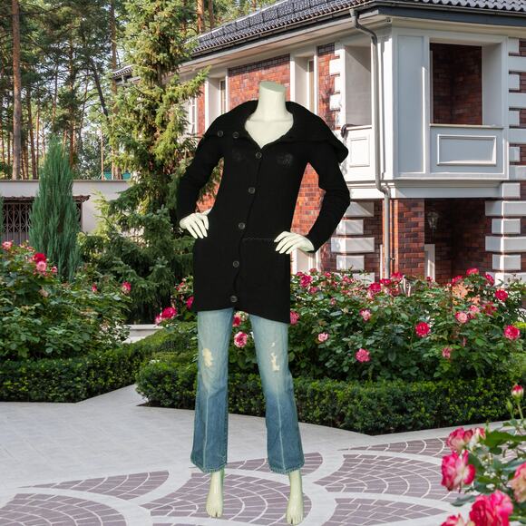 Theory 100% Cashmere Button Up Cardigan Sweater S - Picture 4 of 7